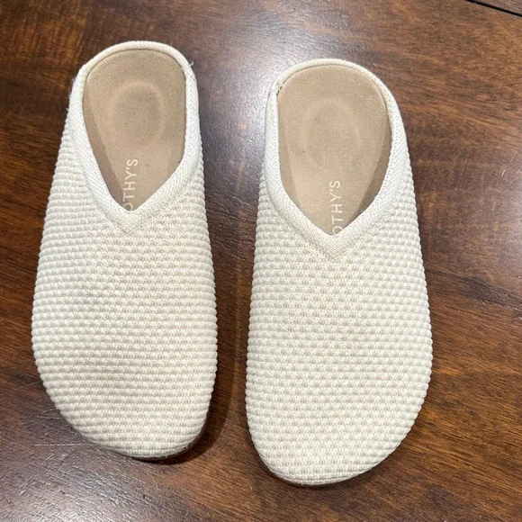 Rothy's Cream Women's Clogs - Picture 3 of 8